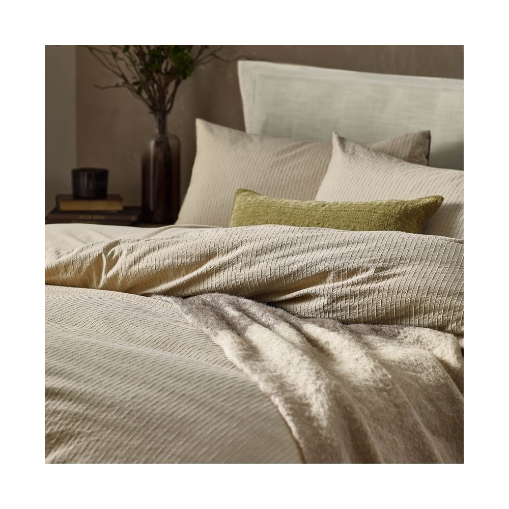 Malton Stripe 100% Cotton Duvet Cover Set