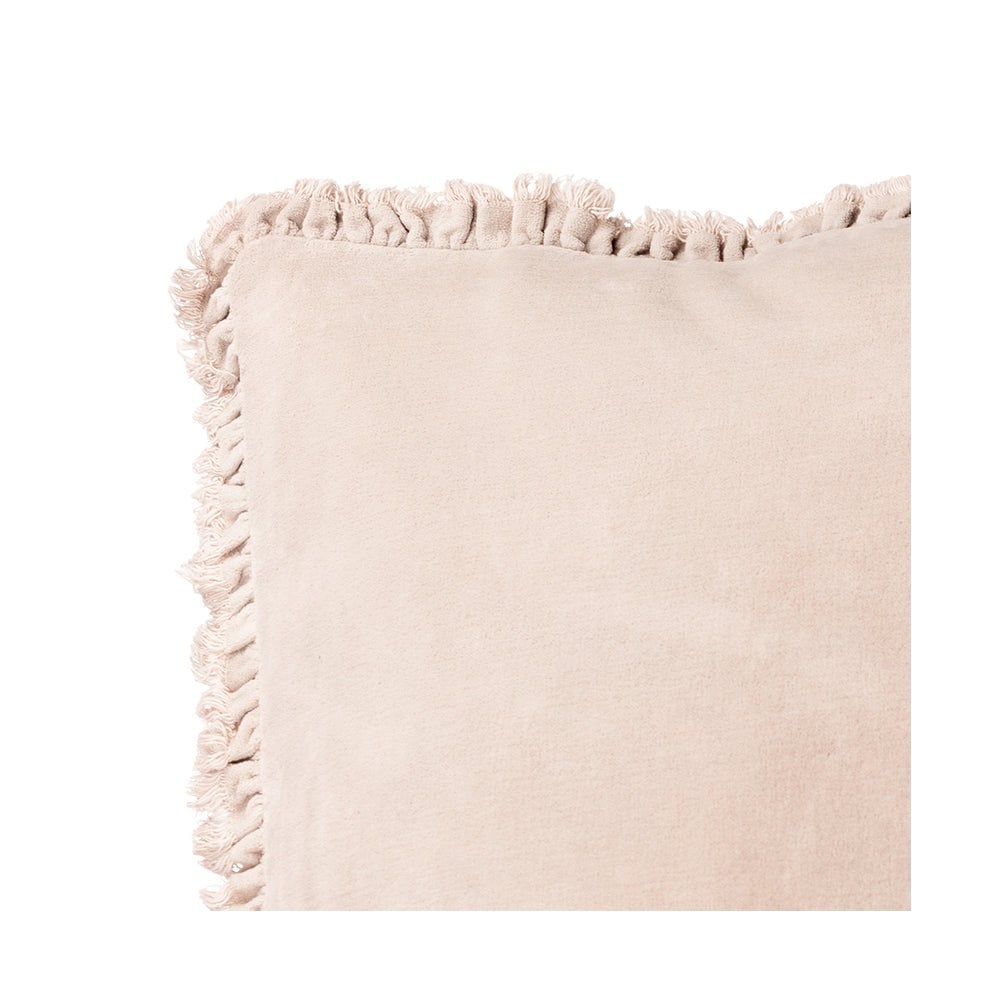 Bertie Washed Cotton Velvet Cushion
