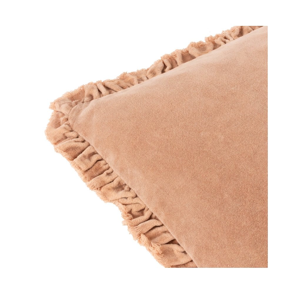Bertie Washed Cotton Velvet Cushion