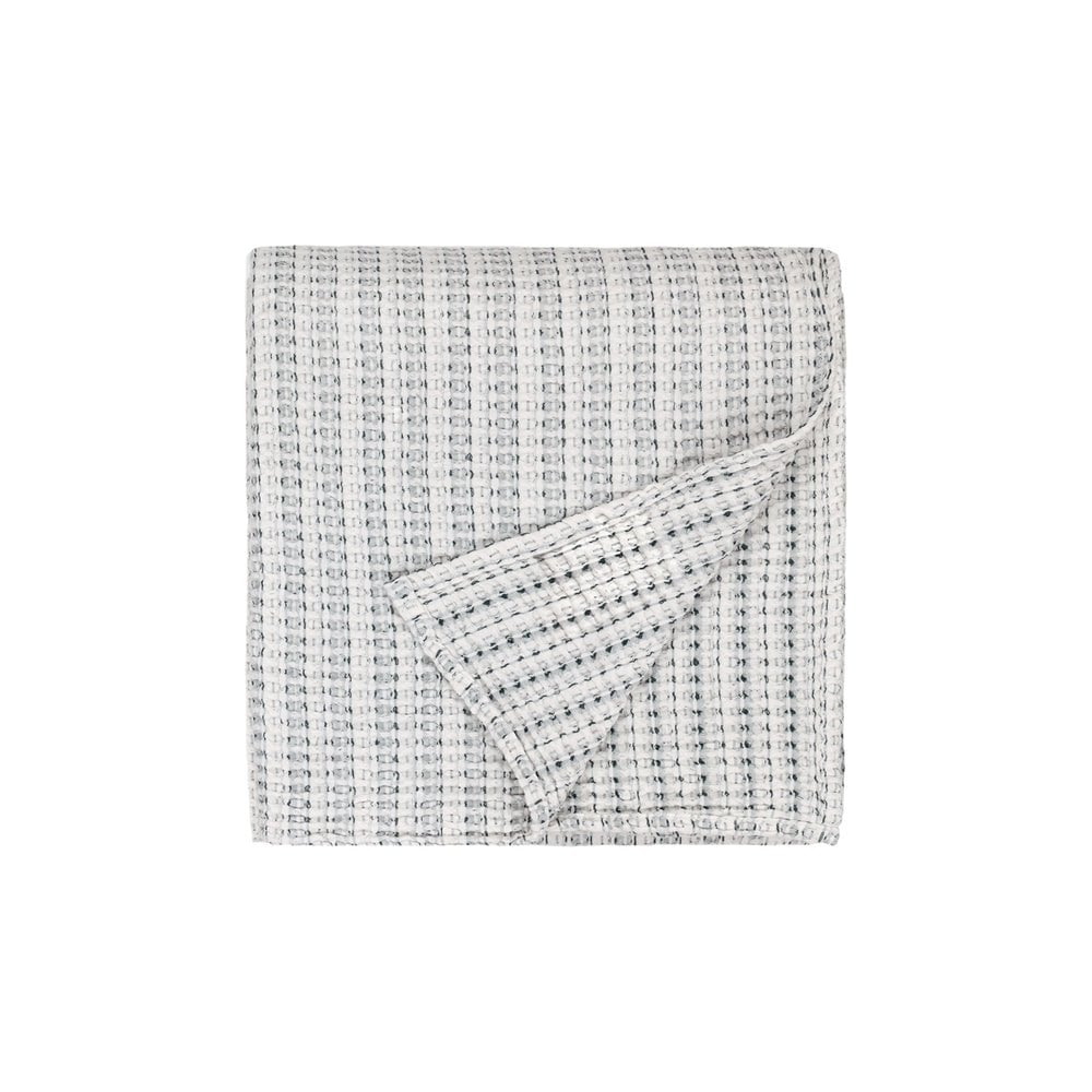 Waffle Textured 100% Cotton Bedspread