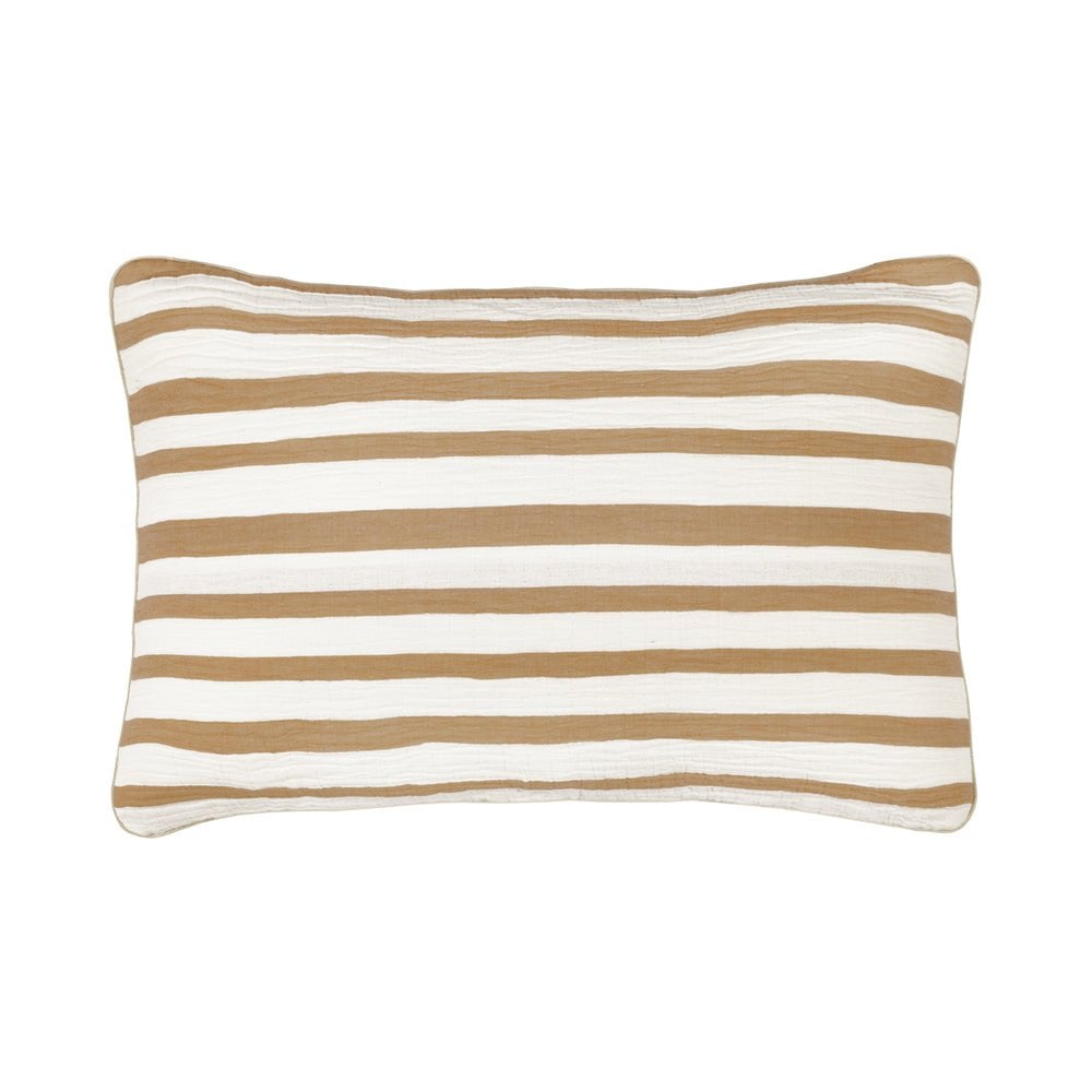 Woven Stripe Cotton Cushion