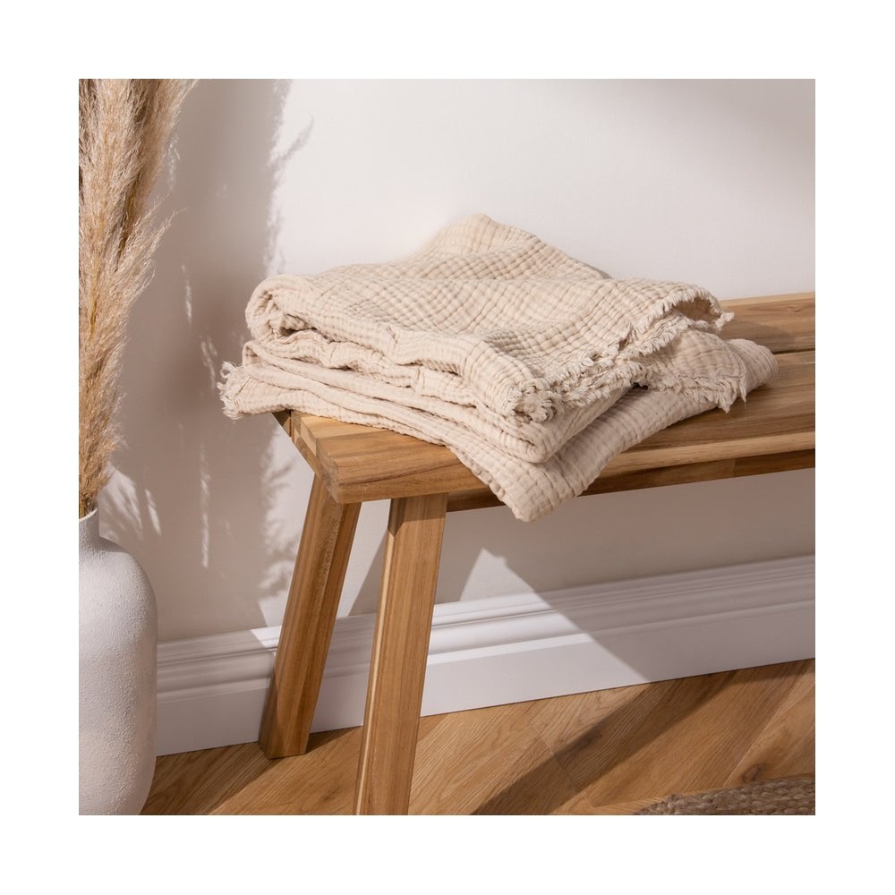 Lark Muslin Cotton Throw