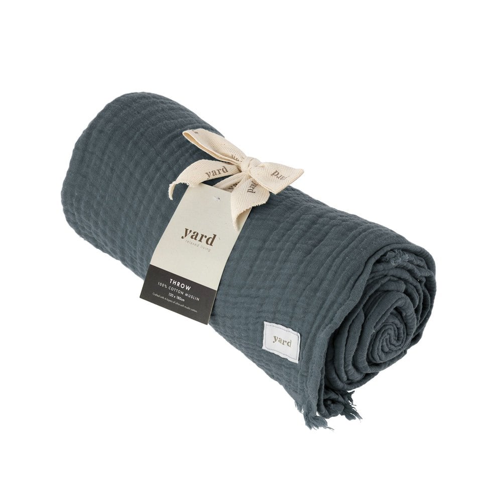 Lark Muslin Cotton Throw