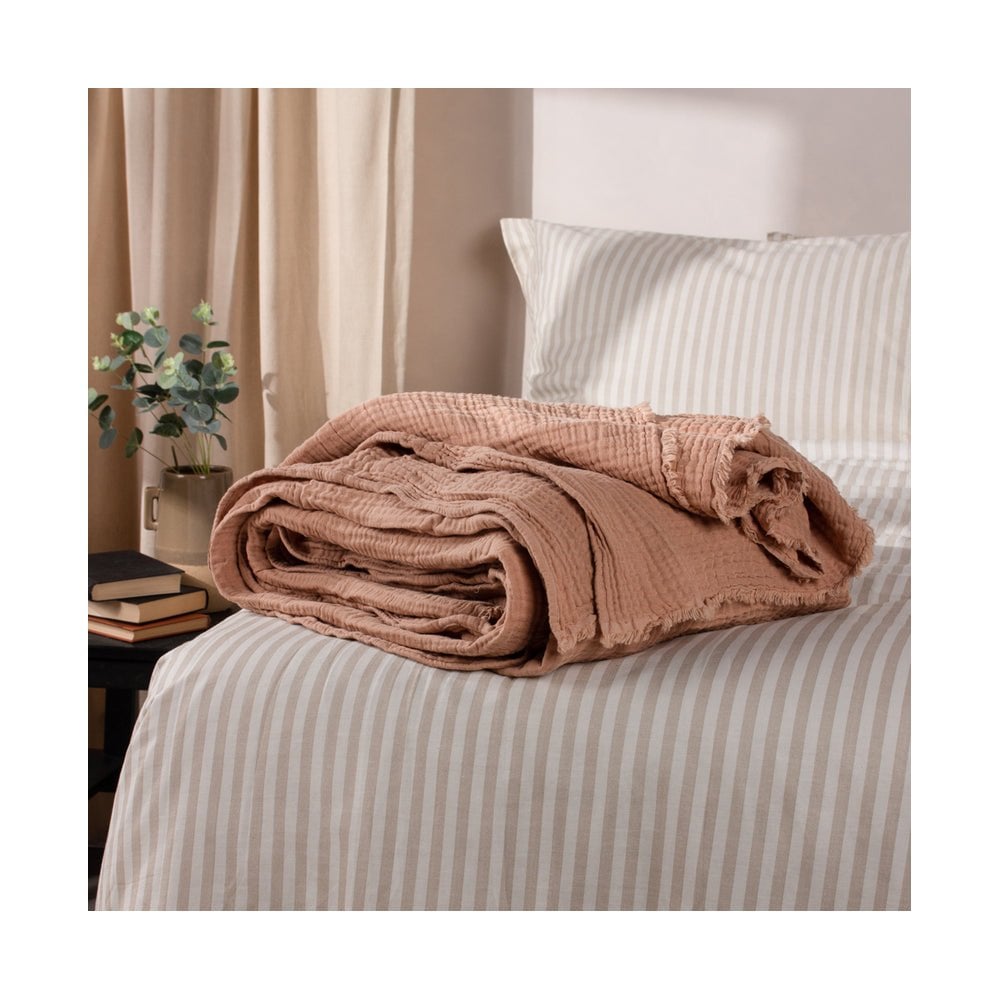 Lark Muslin Cotton Throw
