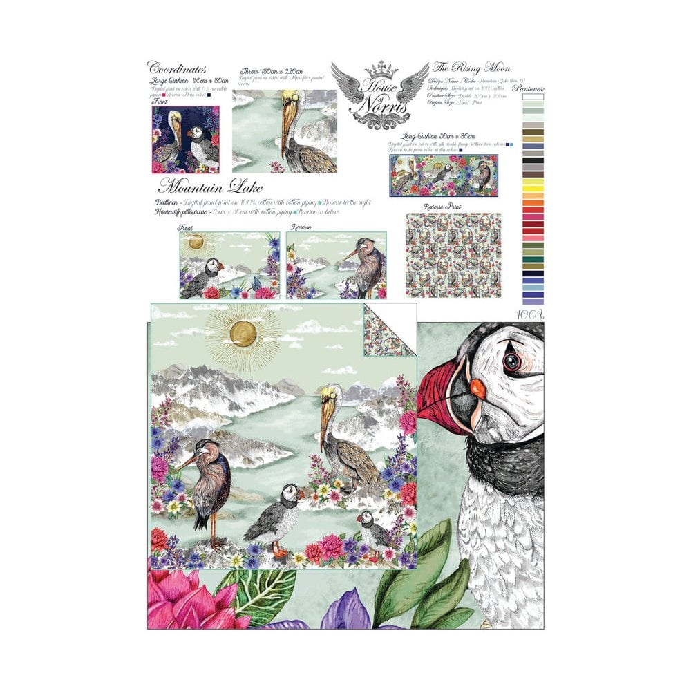 Mountain Lake Bedding Set 200 Thread Count 100% Cotton Bedlinen Duvet Set, Season 2