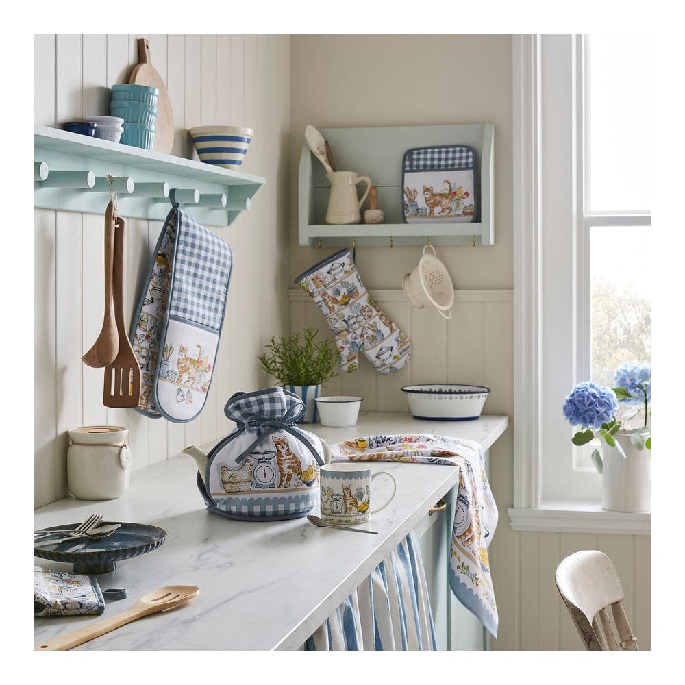 Pantry Cats Cotton Tea Towel