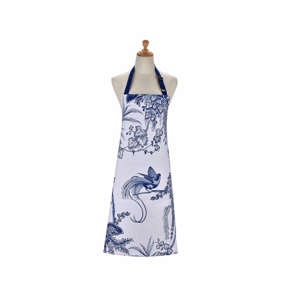 Willow Toile Cotton Apron