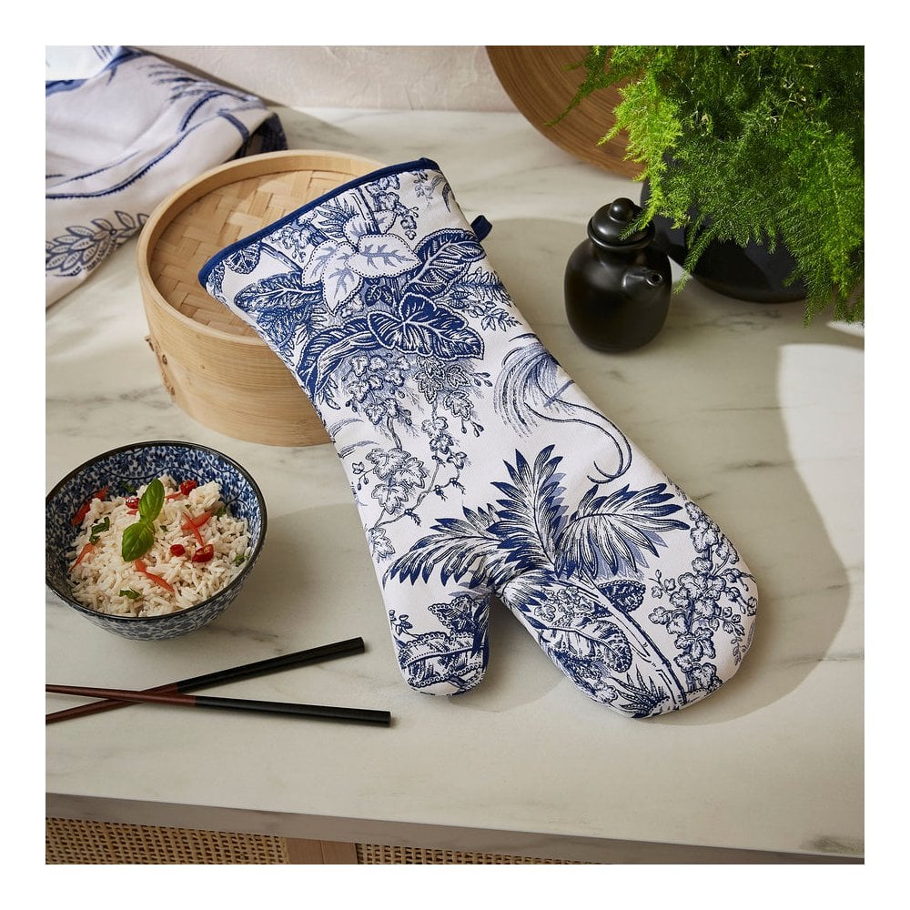 Willow Toile Oven Gauntlet