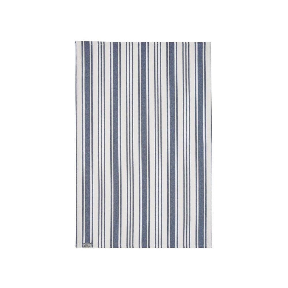 Denim Stripe Cotton Tea Towel