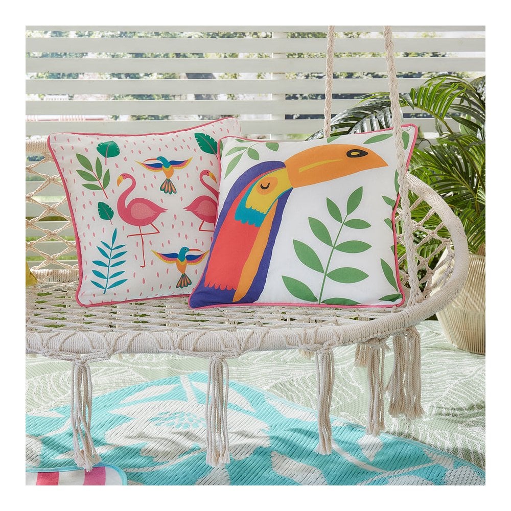 Tropical Flamingo Cushion