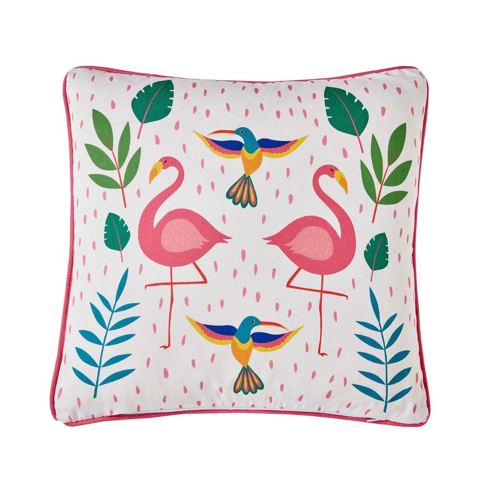 Tropical Flamingo Cushion