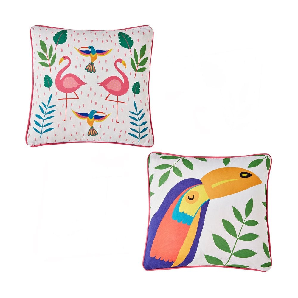 Tropical Flamingo Cushion