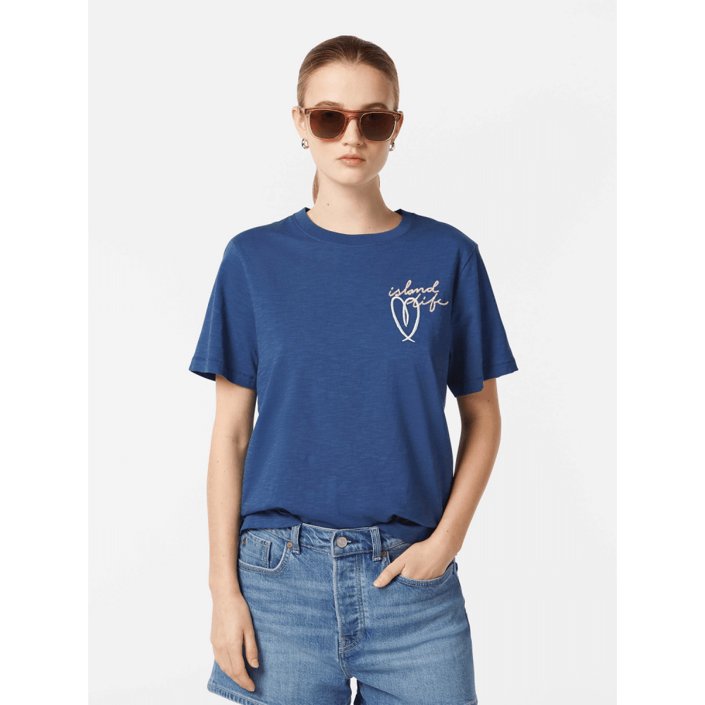 Embroidered Artwork Regular Fit T-Shirt