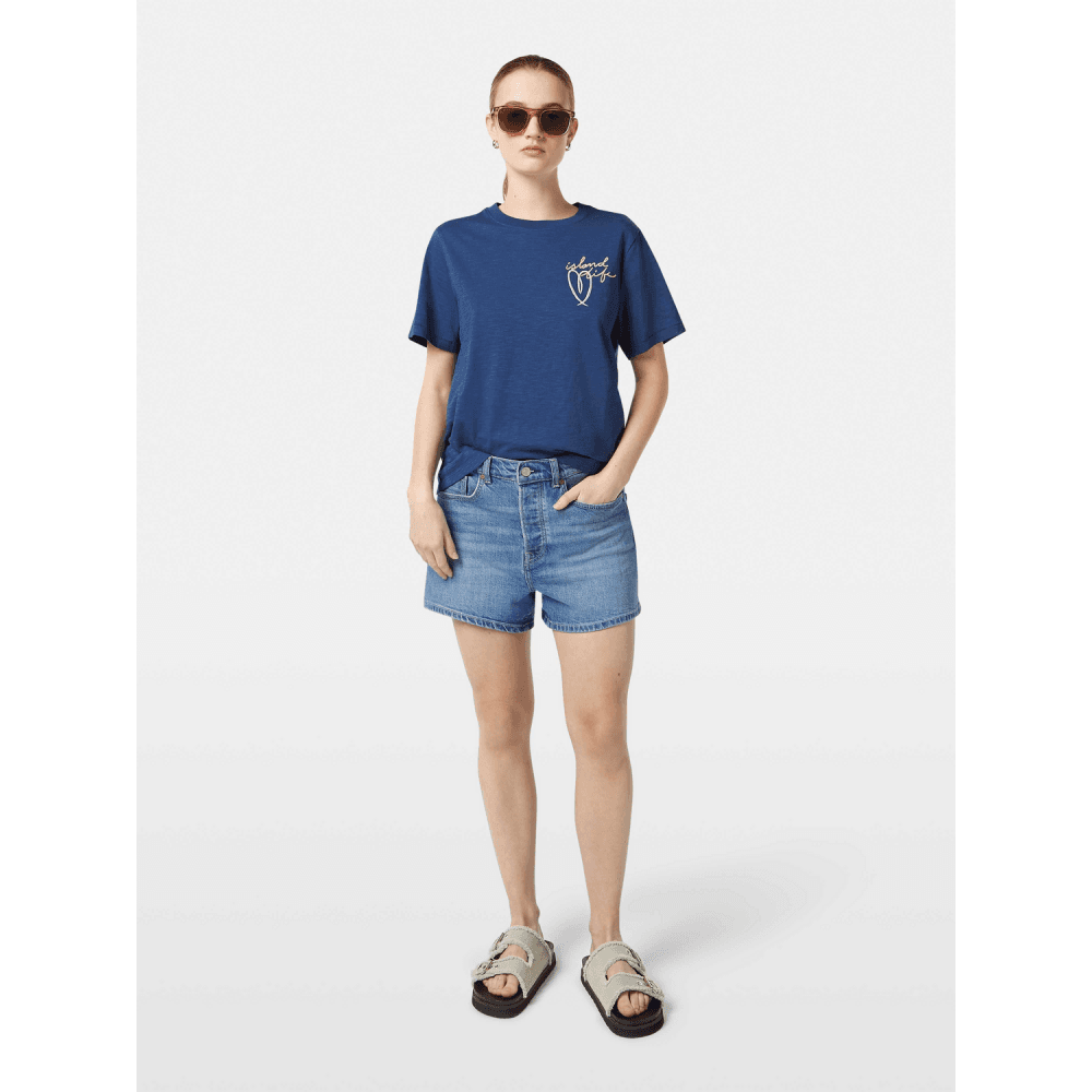 Embroidered Artwork Regular Fit T-Shirt