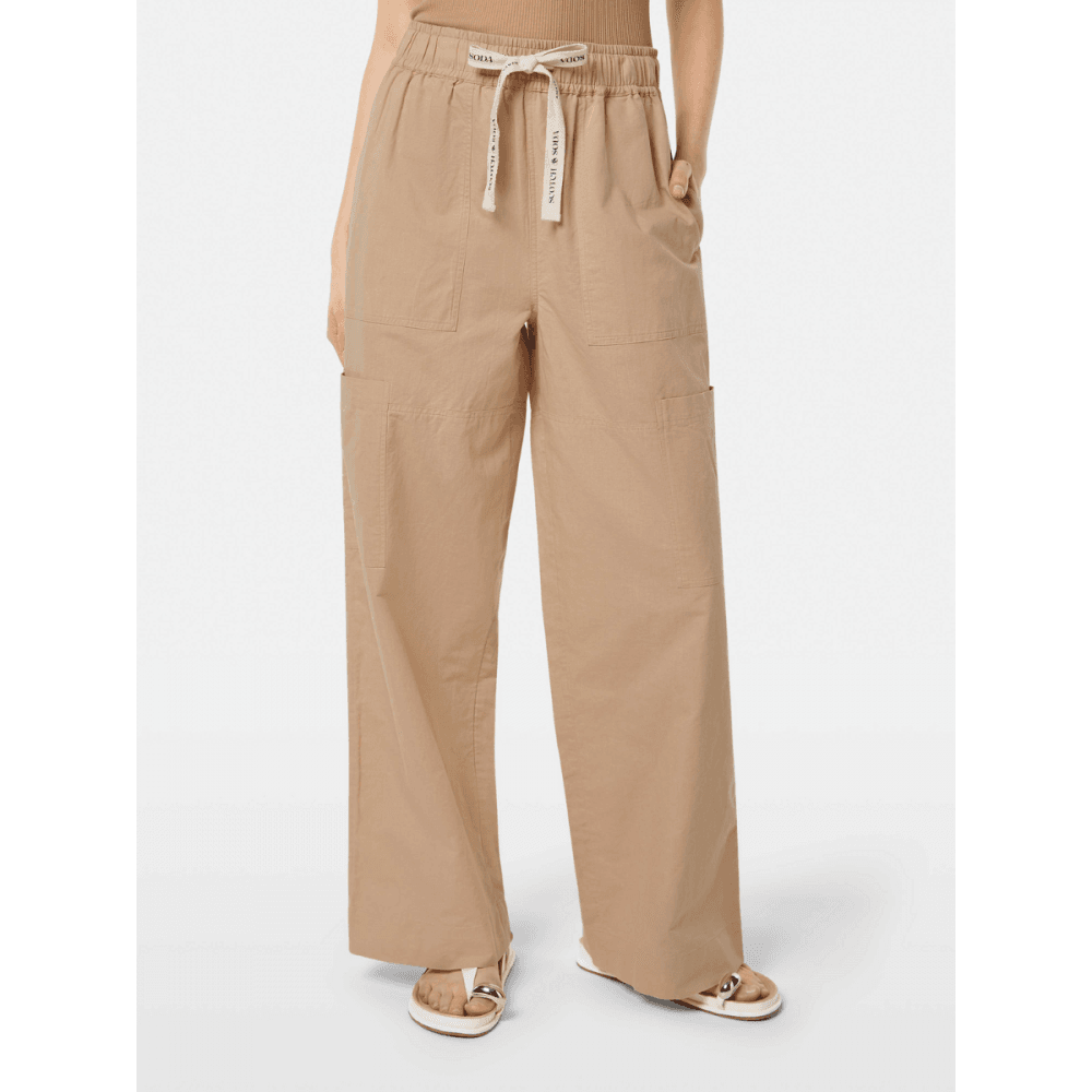Noa High-Rise Wide-Leg Cargo Pant