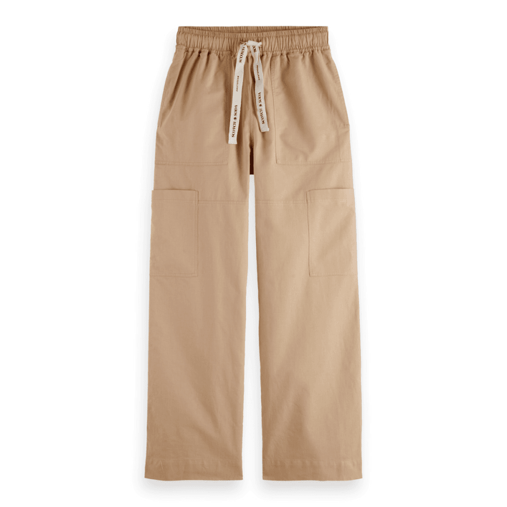 Noa High-Rise Wide-Leg Cargo Pant