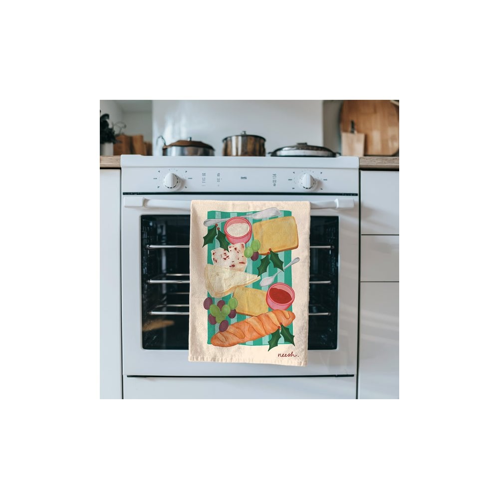 Cheeseboard Tea Towel