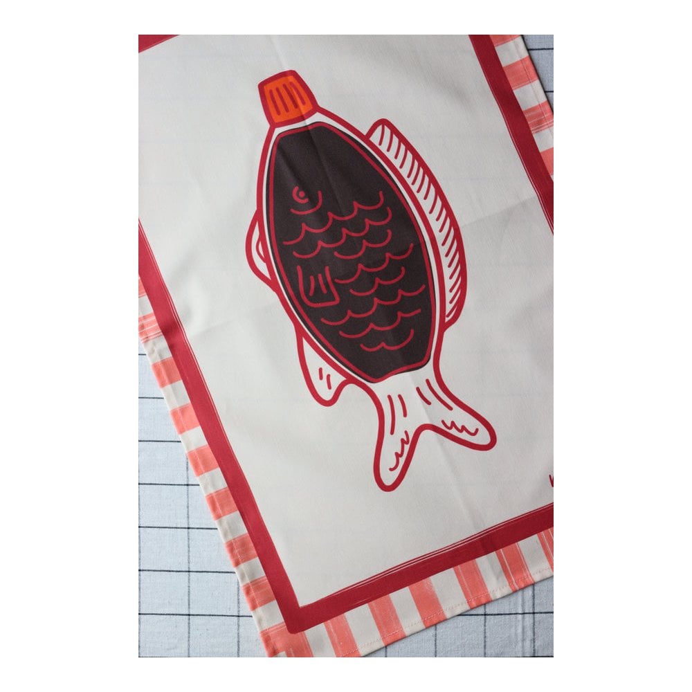 Soy Sauce Fish Tea Towel
