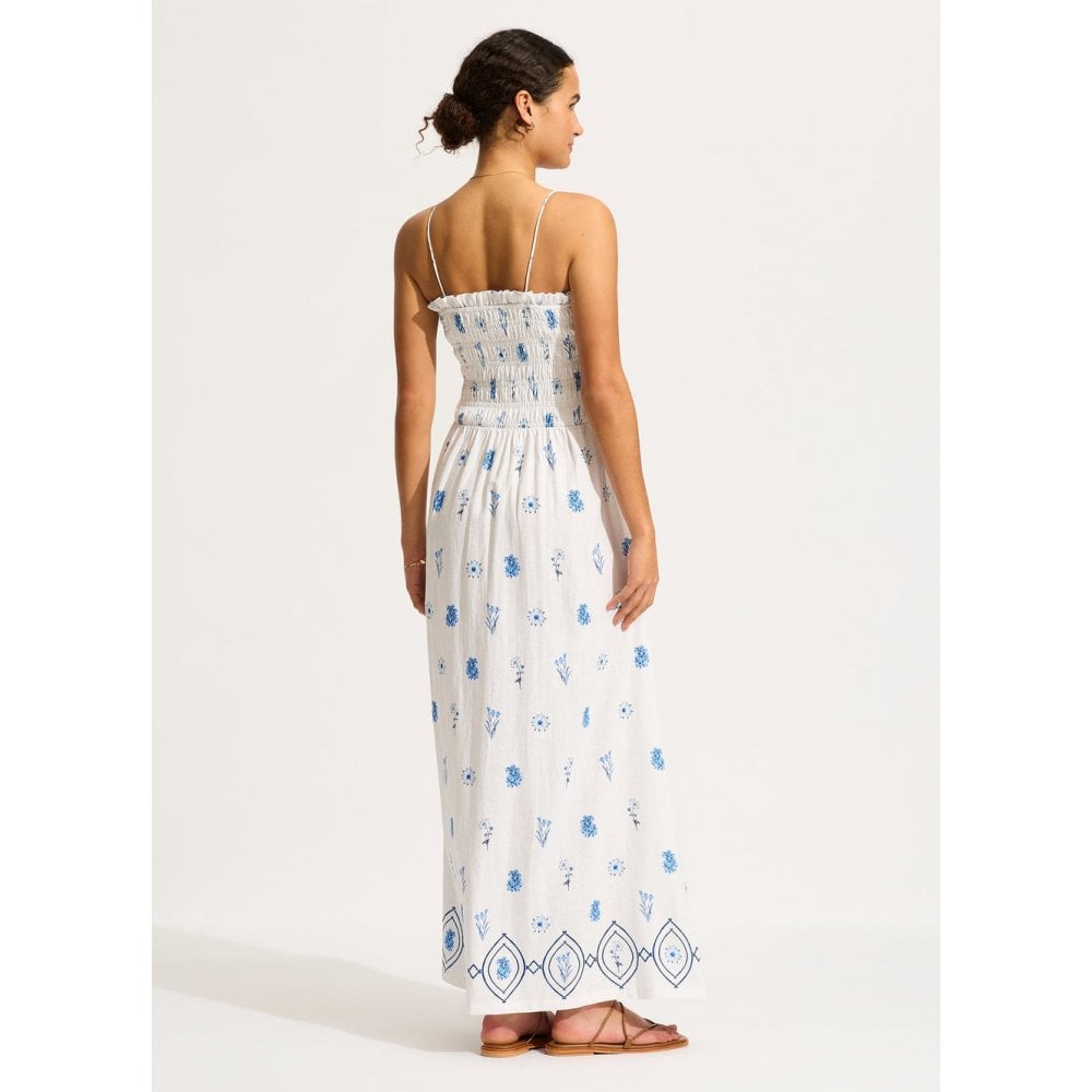 Marbella Shirred Maxi Dress