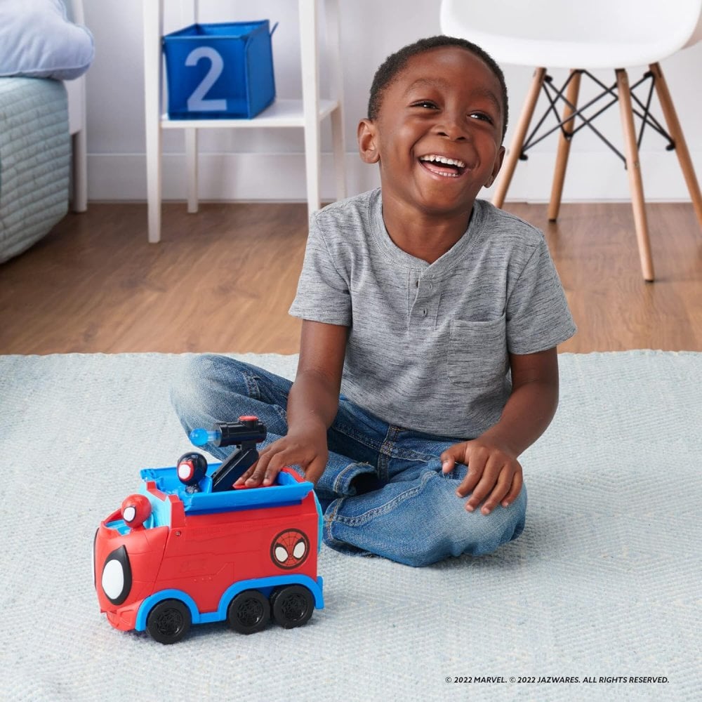 Spidey Web Spinning Hauler. 3-in-1 Transforming Vehicle