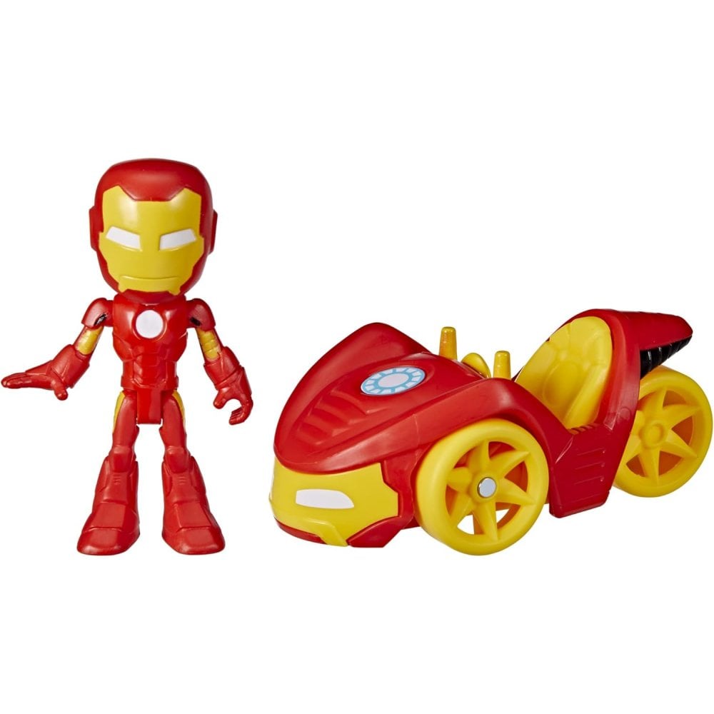 Iron Man Action Figure and Iron Racer Vehicle