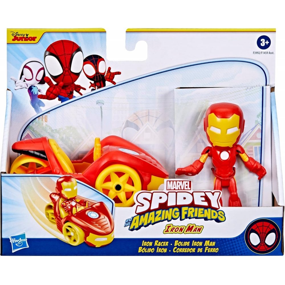 Iron Man Action Figure and Iron Racer Vehicle