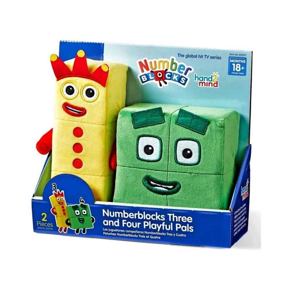 Numberblocks Three and Four Playful Pals