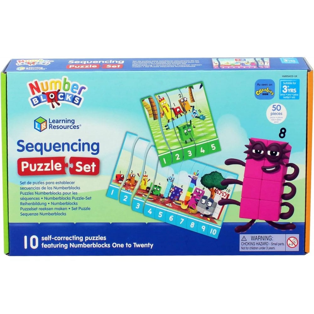 Learning Resources Numberblocks Sequencing Puzzle Set