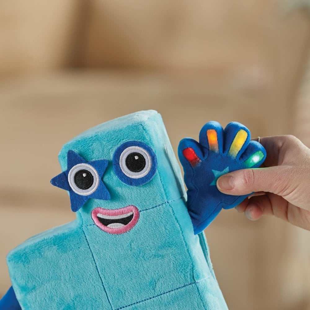Learning Resources Sing-Along Numberblock Five Plush Interactive Toy
