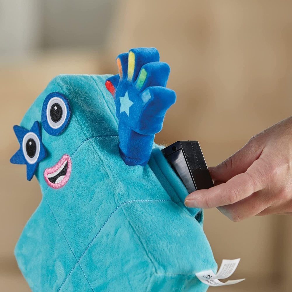 Learning Resources Sing-Along Numberblock Five Plush Interactive Toy