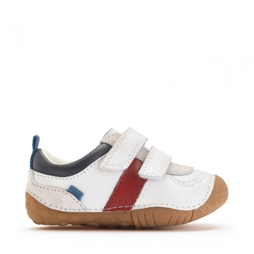 Zap leather/suede rip-tape baby pre-walkers
