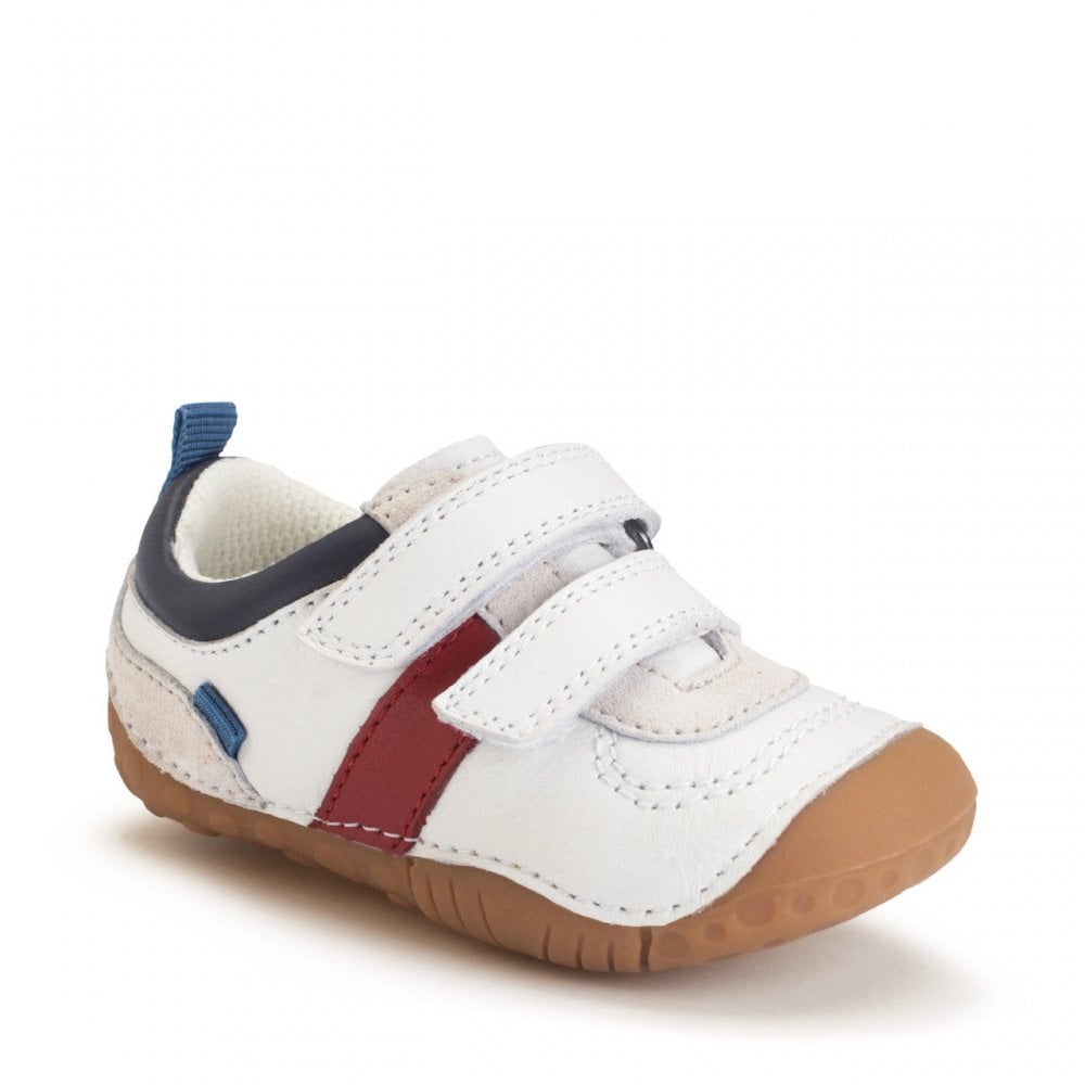 Zap leather/suede rip-tape baby pre-walkers