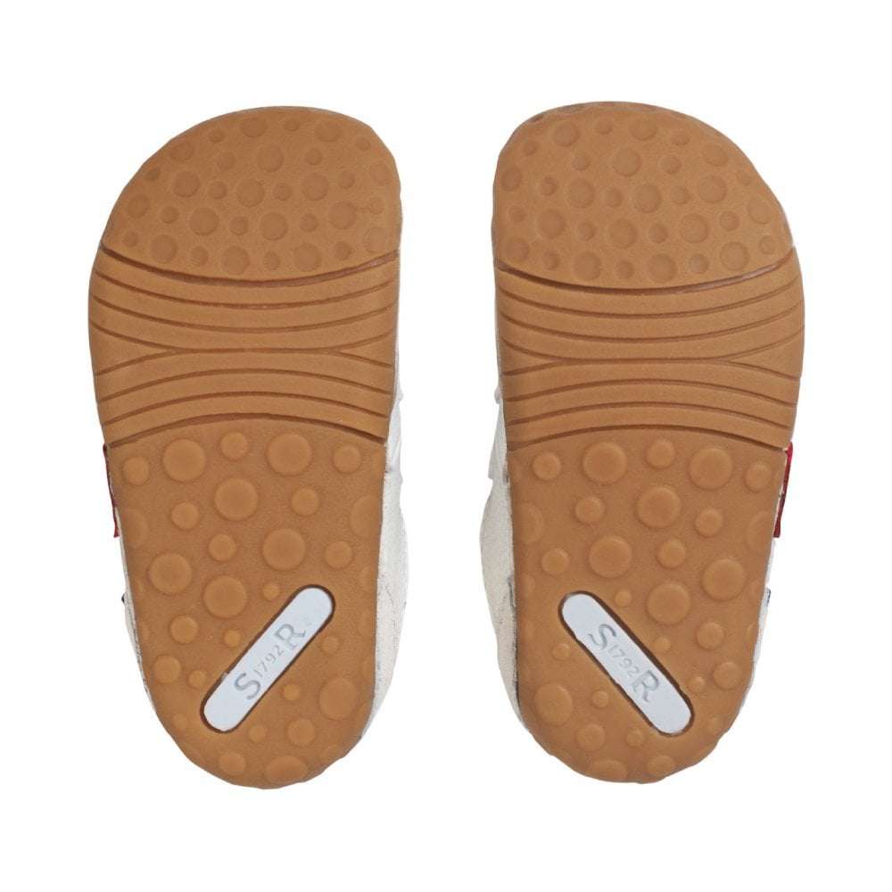 Zap leather/suede rip-tape baby pre-walkers