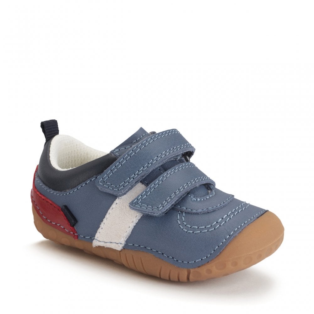 Zap leather/suede rip-tape baby pre-walkers