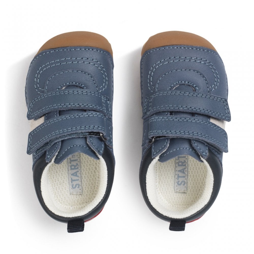 Zap leather/suede rip-tape baby pre-walkers