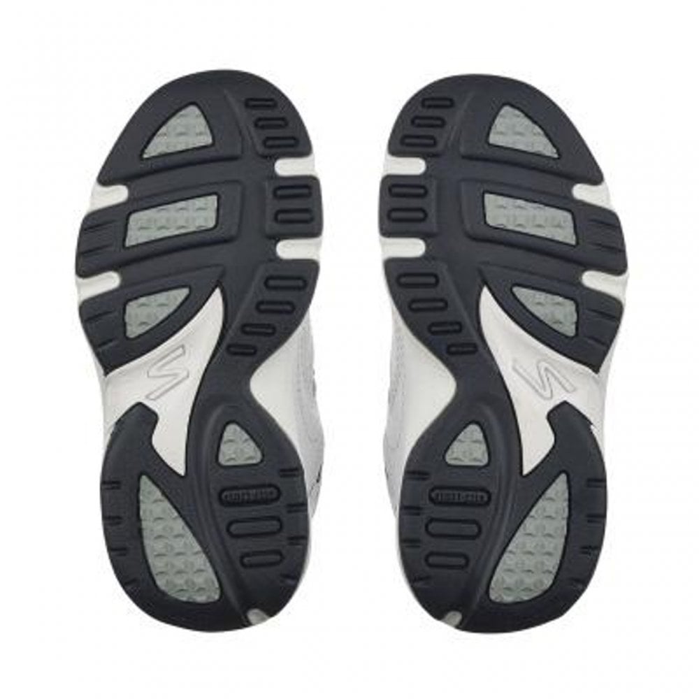 Meteor leather rip-tape school trainers