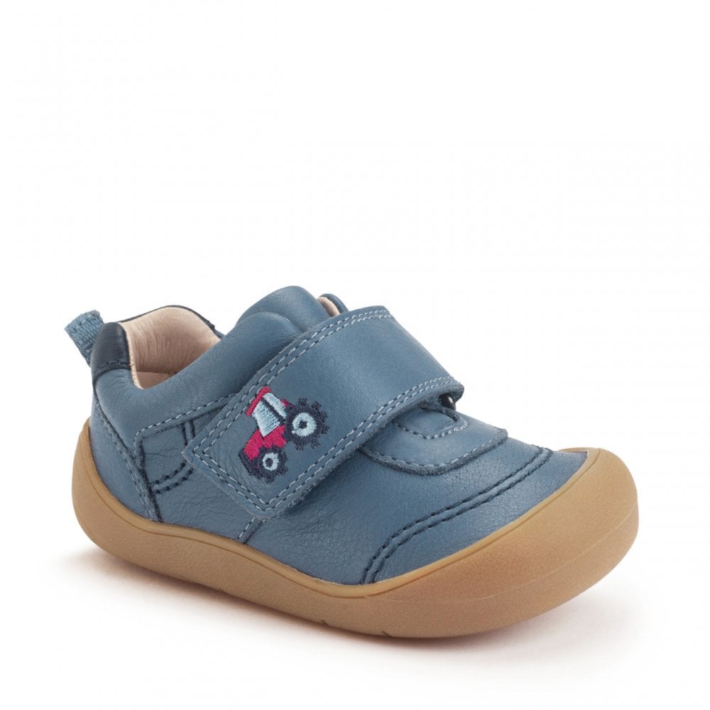 Harvest leather rip-tape baby first walking shoes
