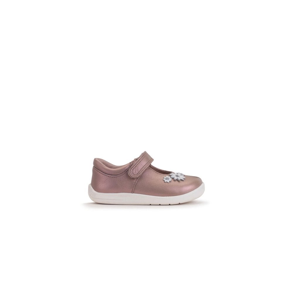 Fairy Tale leather girls rip-tape first walking shoes