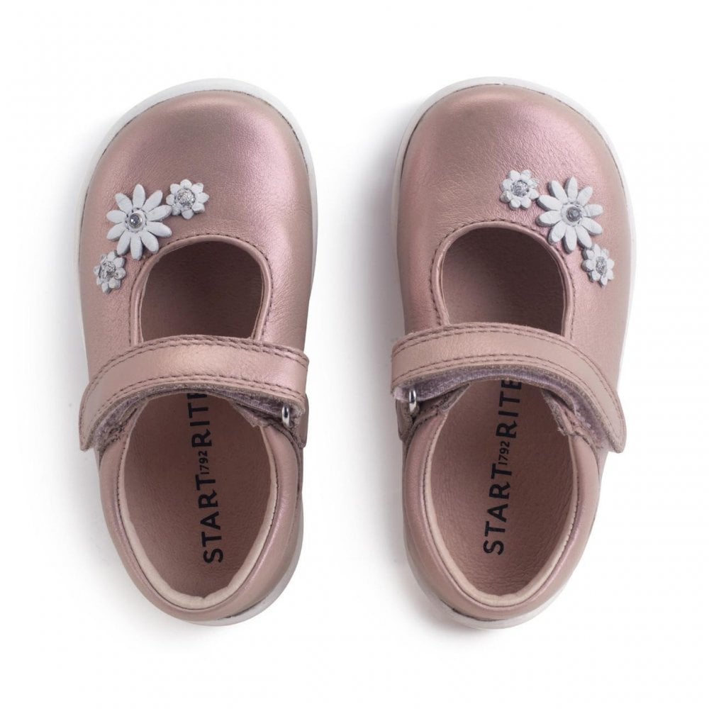 Start Rite Fairy Tale leather girls rip-tape first walking shoes - 73005