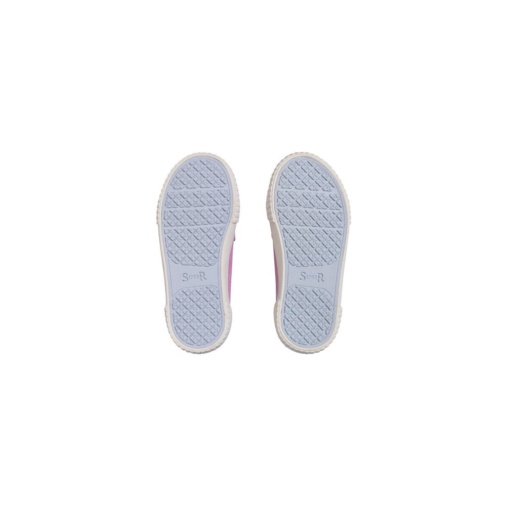 Sandy Beach girls closed rip-tape canvas shoes