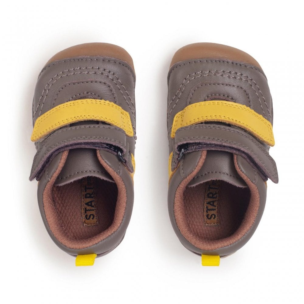 Little Smile leather rip-tape pre-walkers