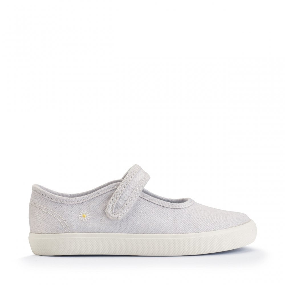 Lemonade girls single bar rip-tape canvas shoes