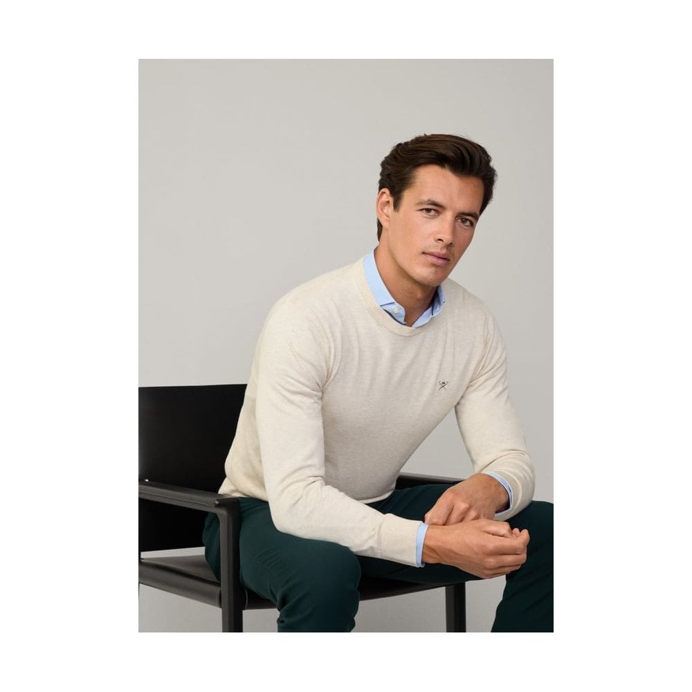 Cotton Silk Crew Jumper