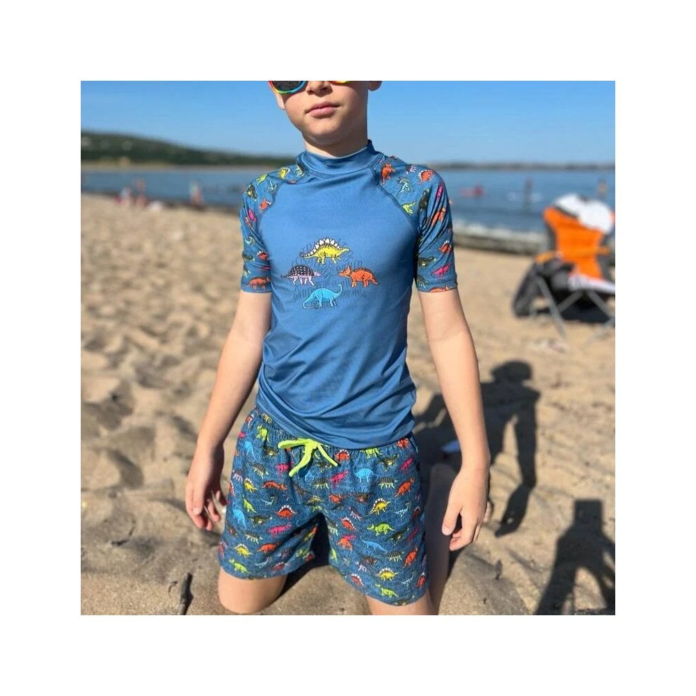 Texas Dinosaur Swim Shorts