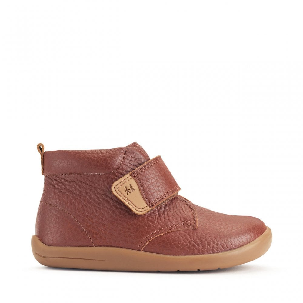 Totter leather rip-tape first ankle boots
