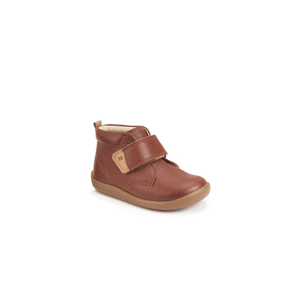 Totter leather rip-tape first ankle boots