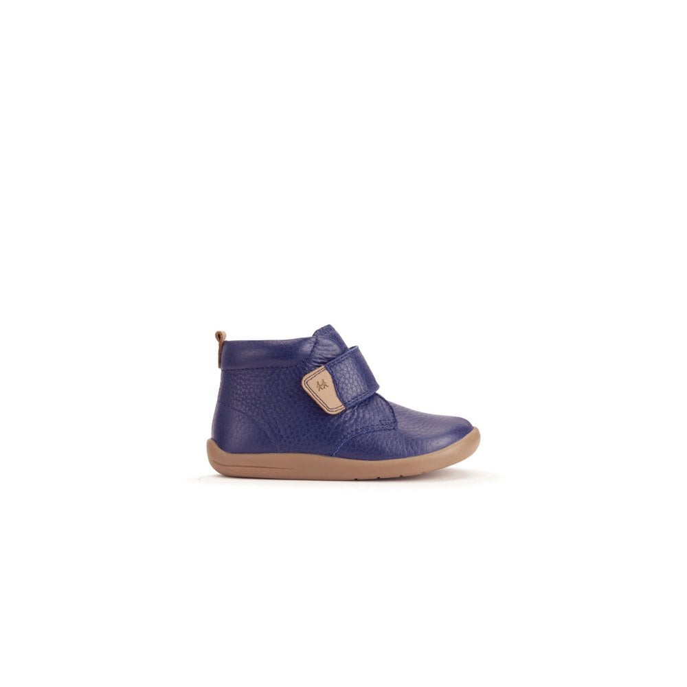 Totter leather rip-tape first ankle boots