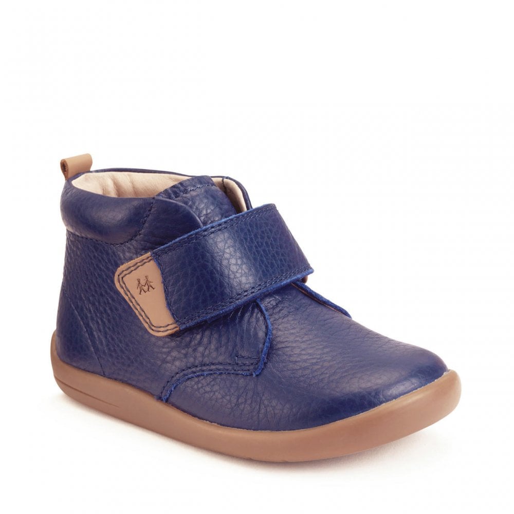 Totter leather rip-tape first ankle boots