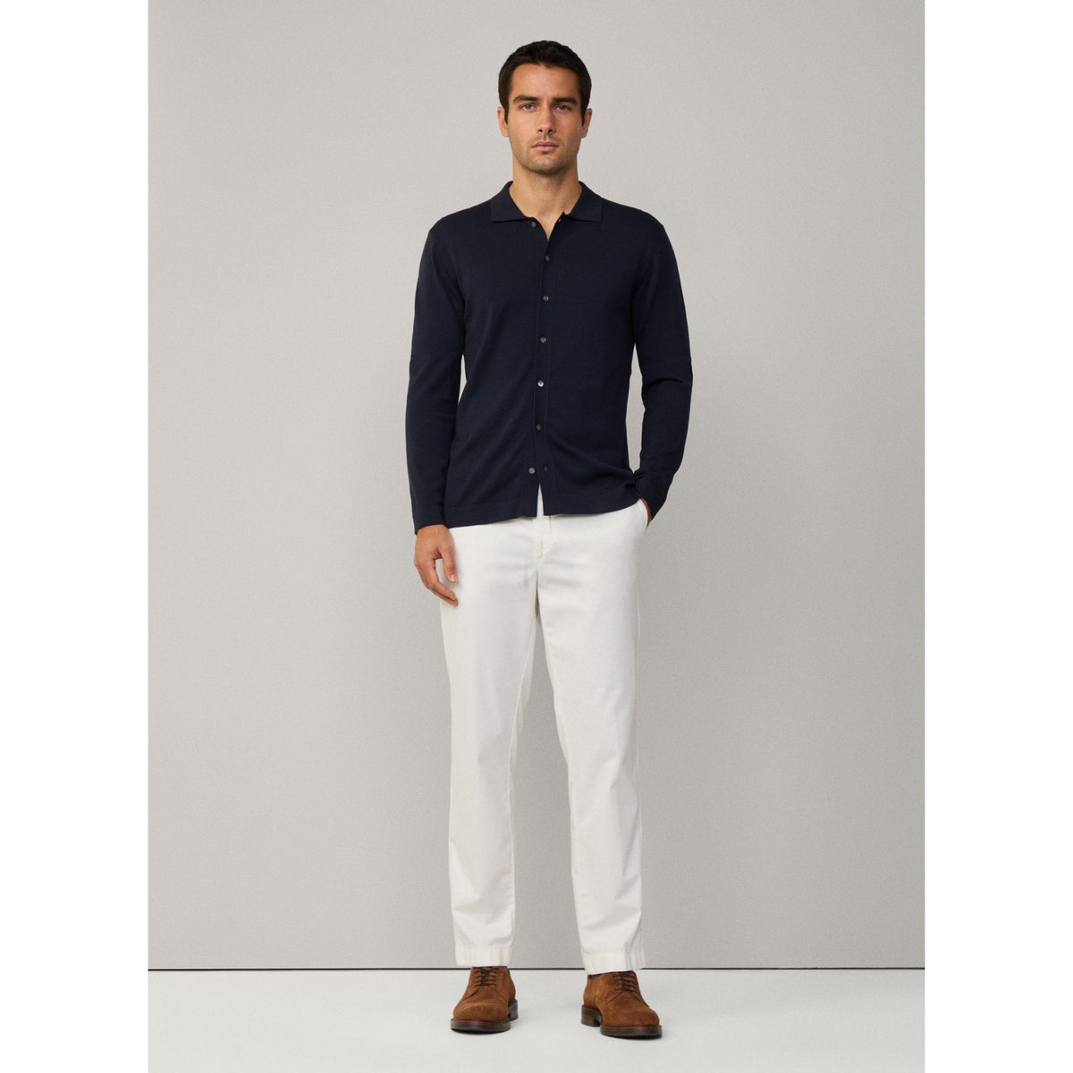 Cotton-Silk Knitted Overshirt