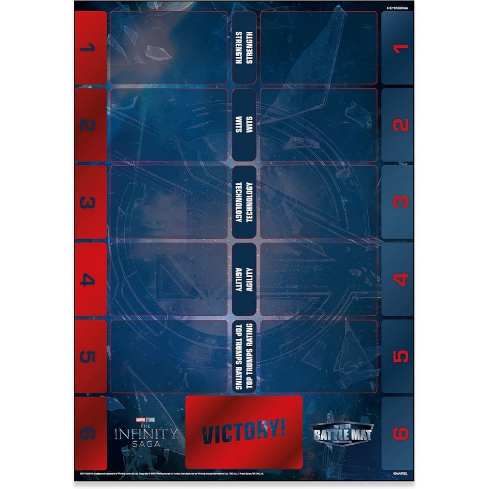Marvel Top Trumps Battle Mat
